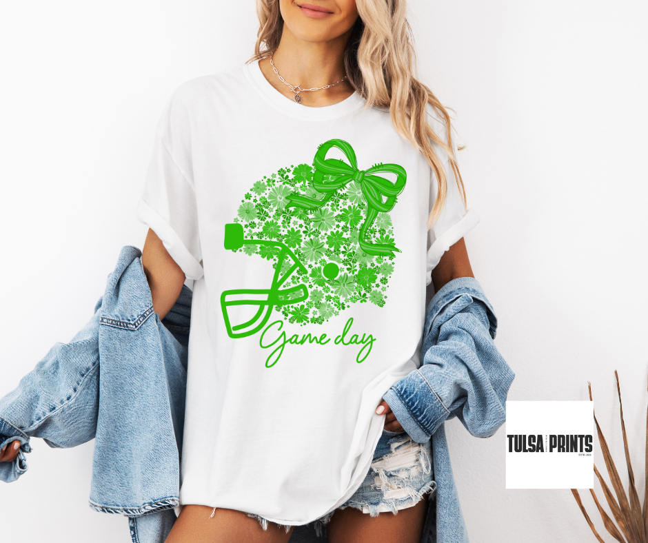 DTF FLORAL HELMET BOW TRANSFER BATCH 3 (8 SINGLE COLORS AVAIL.)