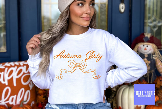 DTF AUTUMN GIRLY COQUETTE BOW TRANSFER