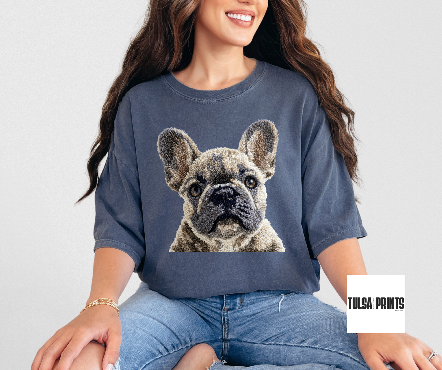DTF LATCH HOOK YARN DOGS TRANSFER