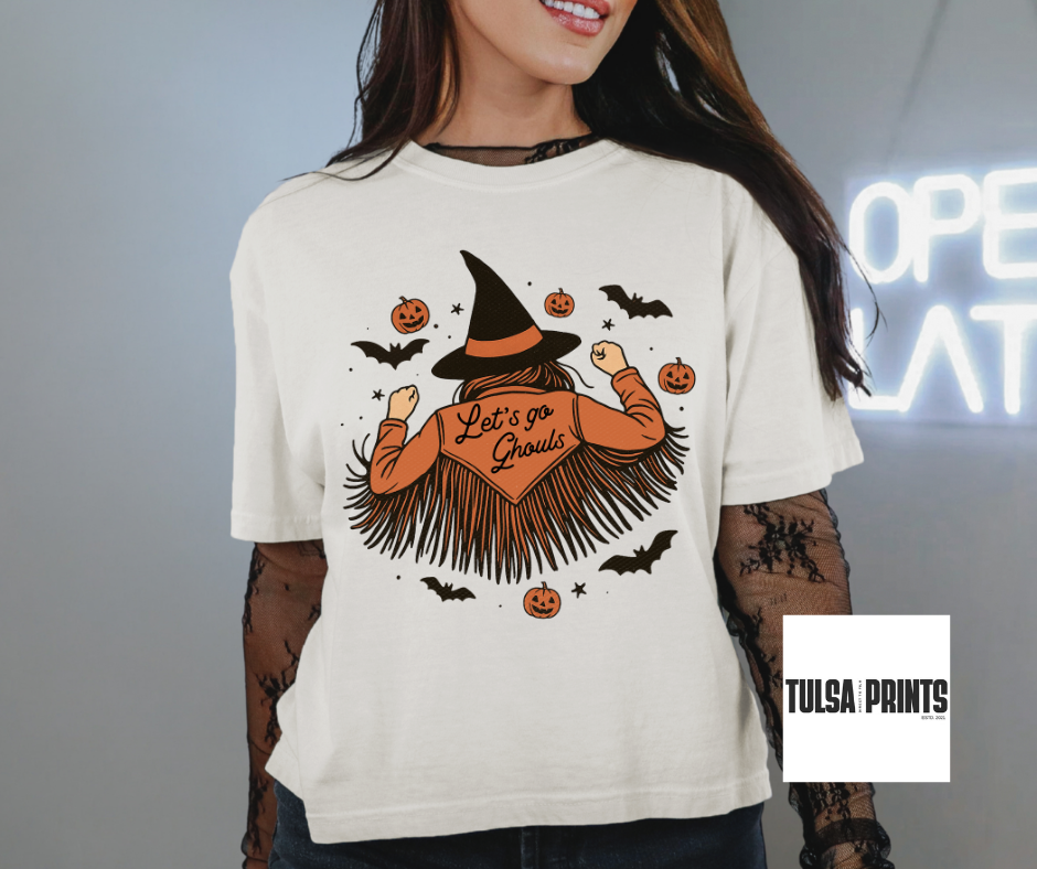 DTF LETS GO WESTERN GHOULS TRANSFER