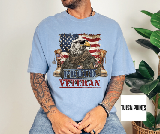 DTF VETERAN PROUD TRANSFER