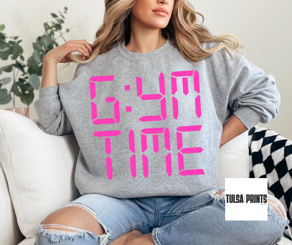 DTF GYM TIME TRANSFER