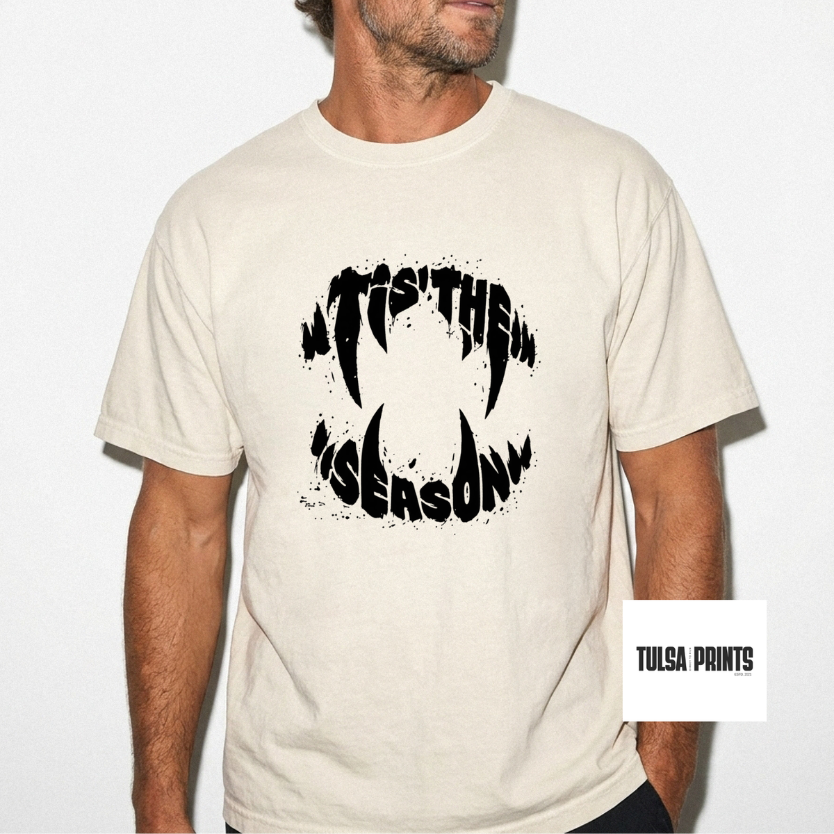 DTF SPOOKY SEASON FANGS TRANSFER (2 COLORS AVAIL.)