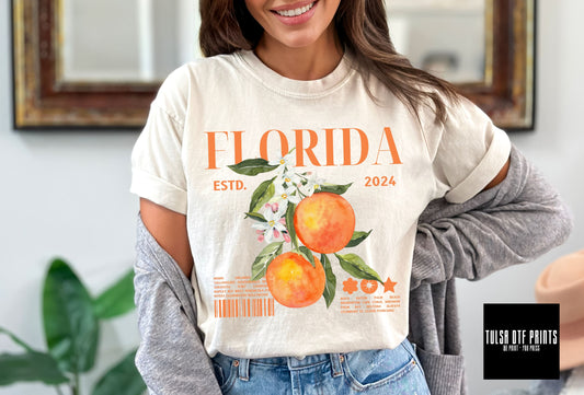 DTF FLORIDA STATE FLOWER TRANSFER