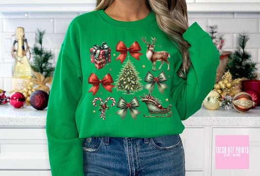 DTF VINTAGE CHRISTMAS STUFF COLLAGE TRANSFER