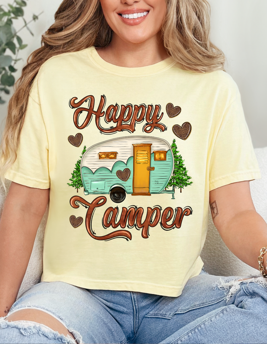 DTF HAPPY CAMPER TRANSFER