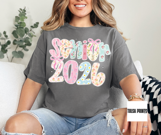 DTF COQUETTE LACE SENIOR 2026 TRANSFER