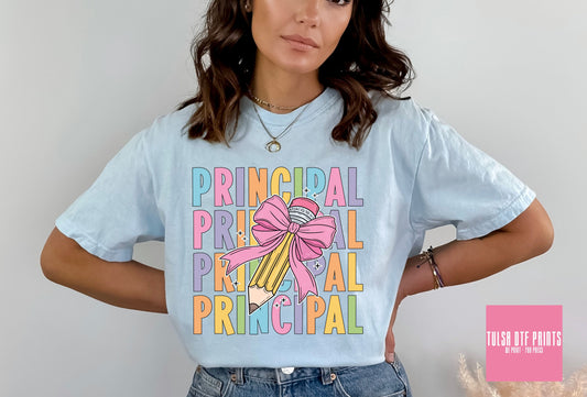 DTF PRINCIPAL STACKED W/ COQUETTE PENCIL TRANSFER