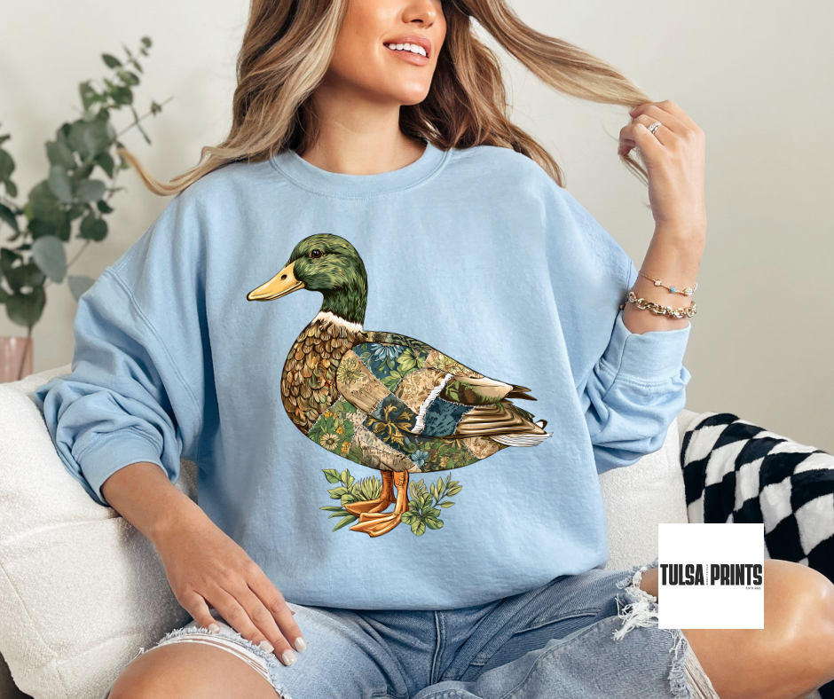 DTF QUILTED QUACKER TRANSFER