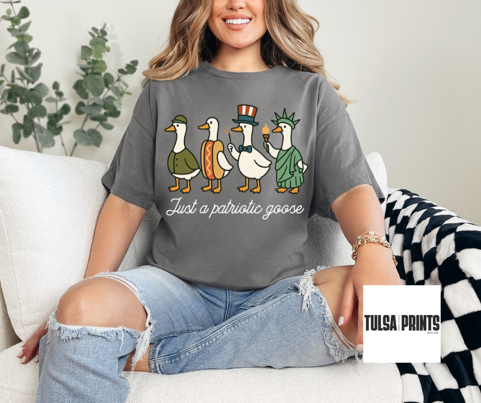 DTF PATRIOTIC GOOSE TRANSFER