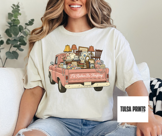 DTF VINTAGE TRUCK THRIFTING TRANSFER