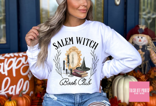 DTF SALEM WITCH BOOK CLUB TRANSFER