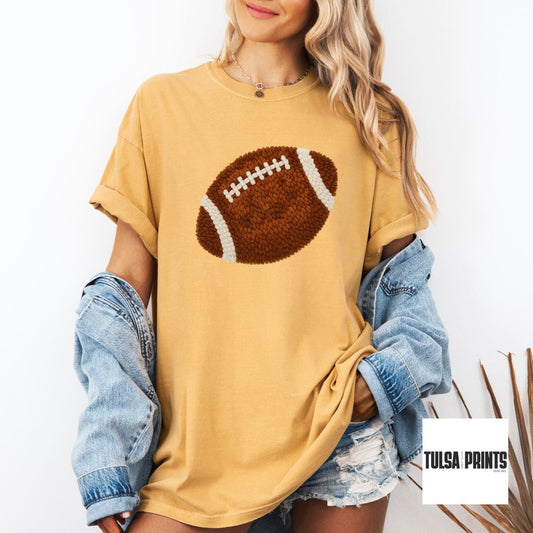 DTF SPORTS BALL FAUX LATCH HOOK TRANSFER (2 OPTIONS AVAIL.)