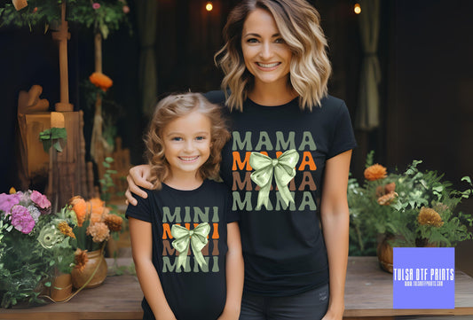 DTF FALL COQUETTE MAMA STACKED TRANSFER
