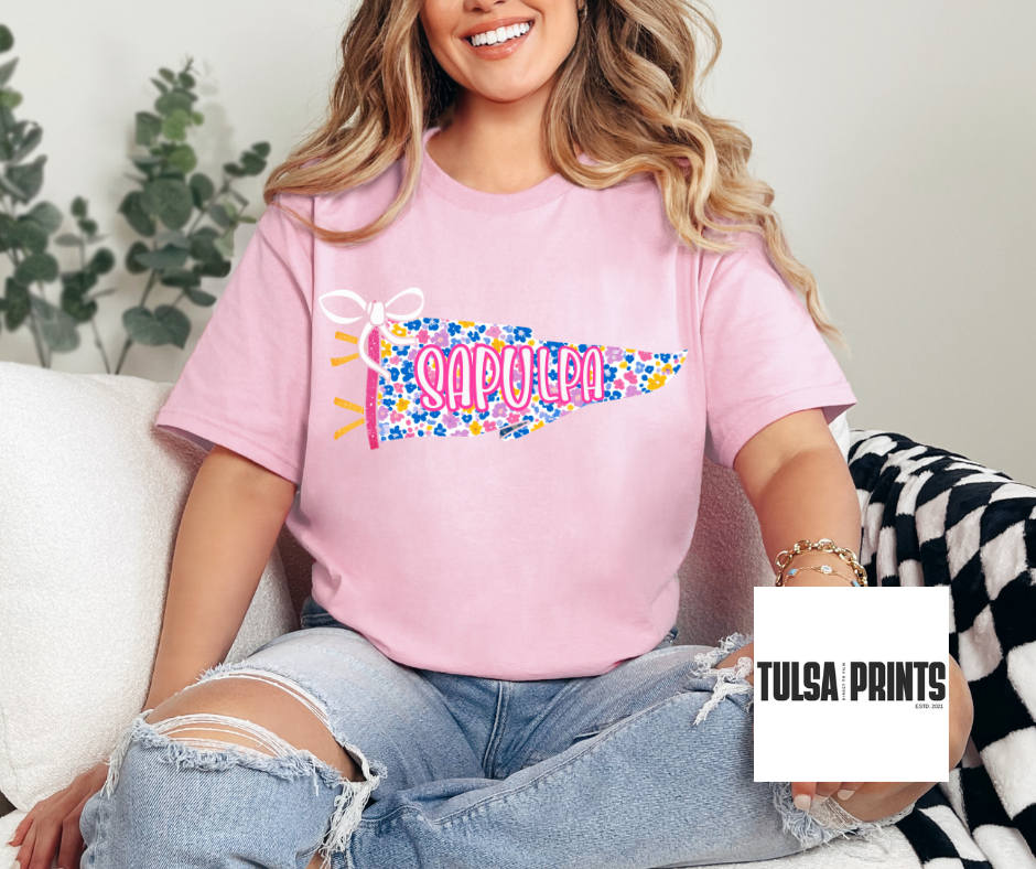 DTF FLORAL SPIRIT PENNANT TRANSFER
