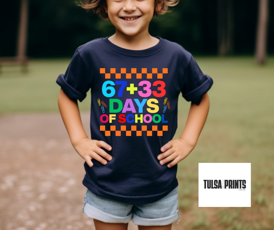 DTF 67 SCHOOL MULTICOLOR TRANSFER