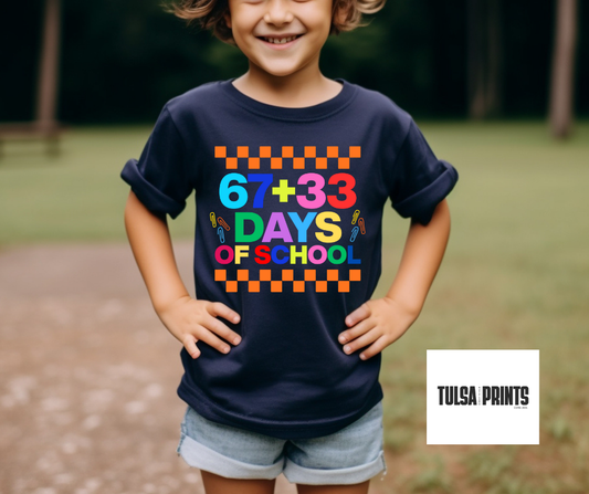 DTF 67 SCHOOL MULTICOLOR TRANSFER