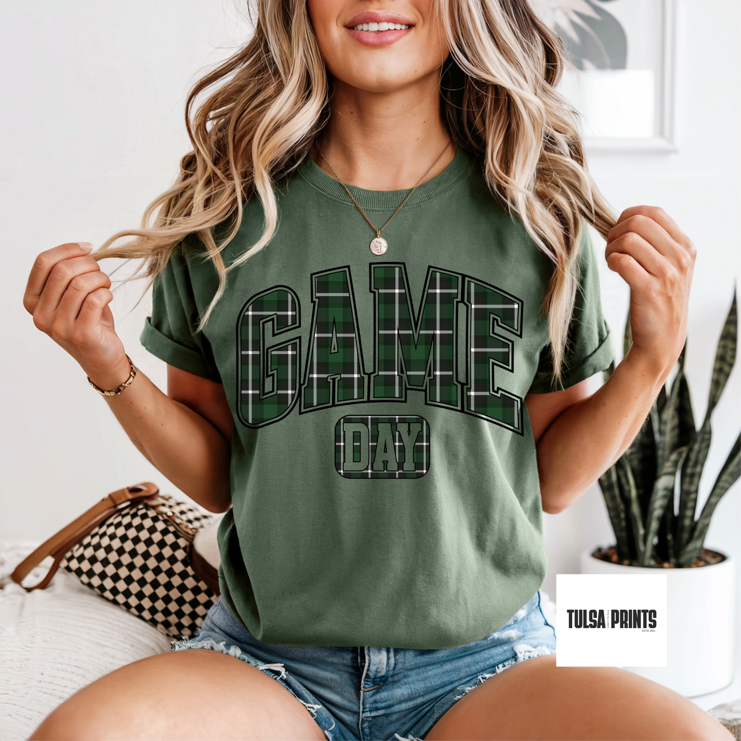 DTF GAME DAY PLAID TRANSFER