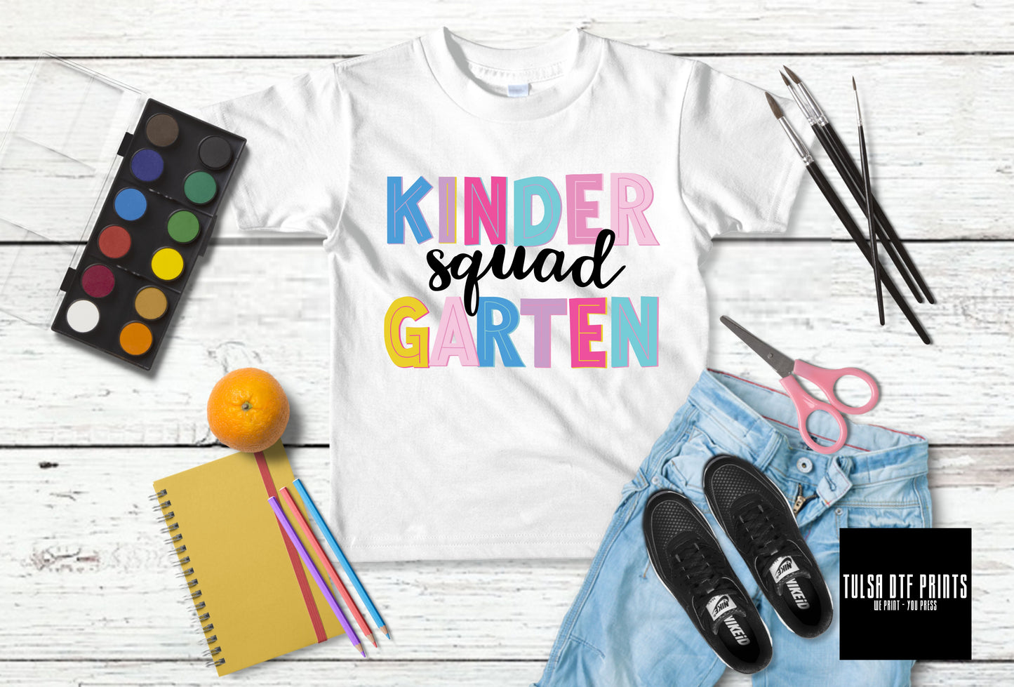 DTF BACK TO SCHOOL SQUAD (PRE-K TO SIXTH GRADE AVAIL.) TRANSFER