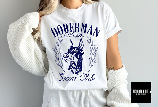 DTF DOBERMAN MOM SOCIAL CLUB TRANSFER