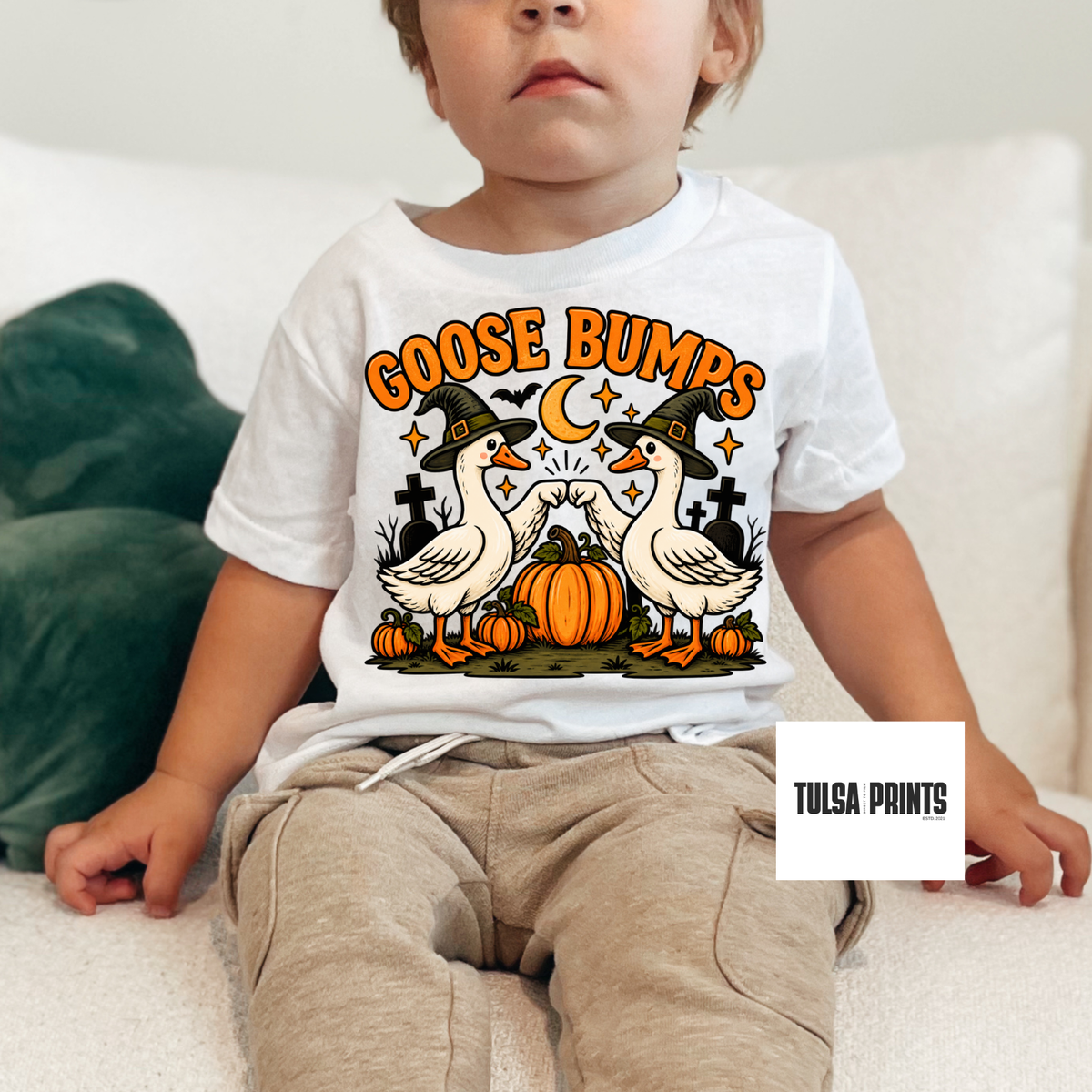 DTF SILLY GOOSE BUMPS TRANSFER