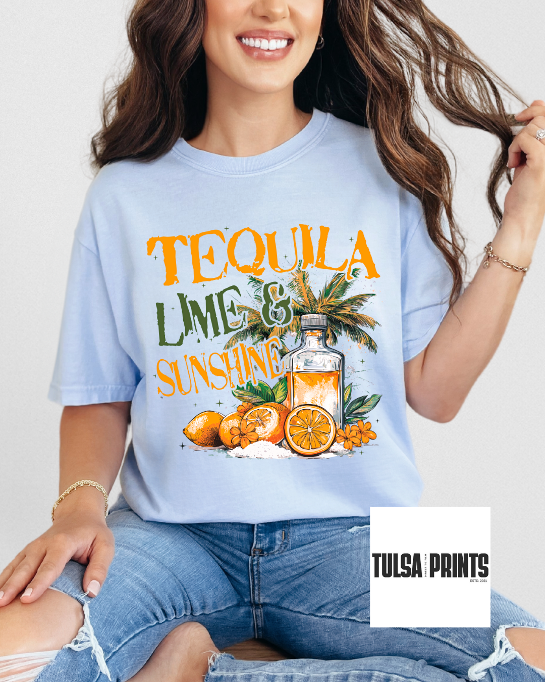 DTF TEQUILA LIME & SUNSHINE TRANSFER