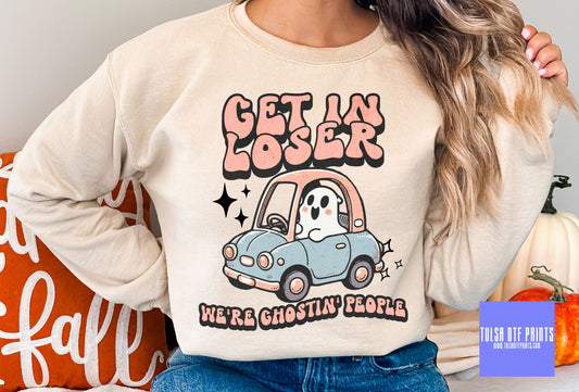 DTF GET IN LOSER WE'RE GHOSTIN' PEOPLE TRANSFER