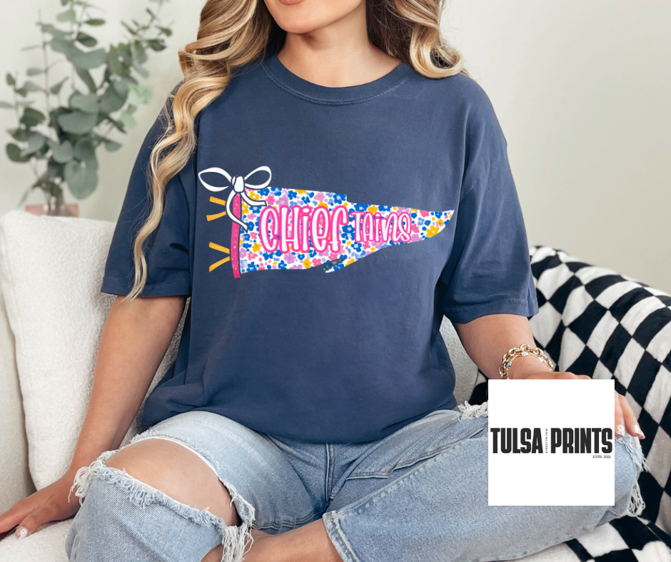 DTF FLORAL SPIRIT PENNANT TRANSFER