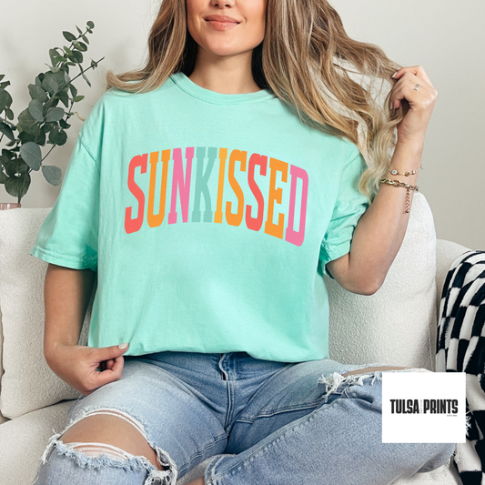 DTF VARSITY SUNKISSED TRANSFER