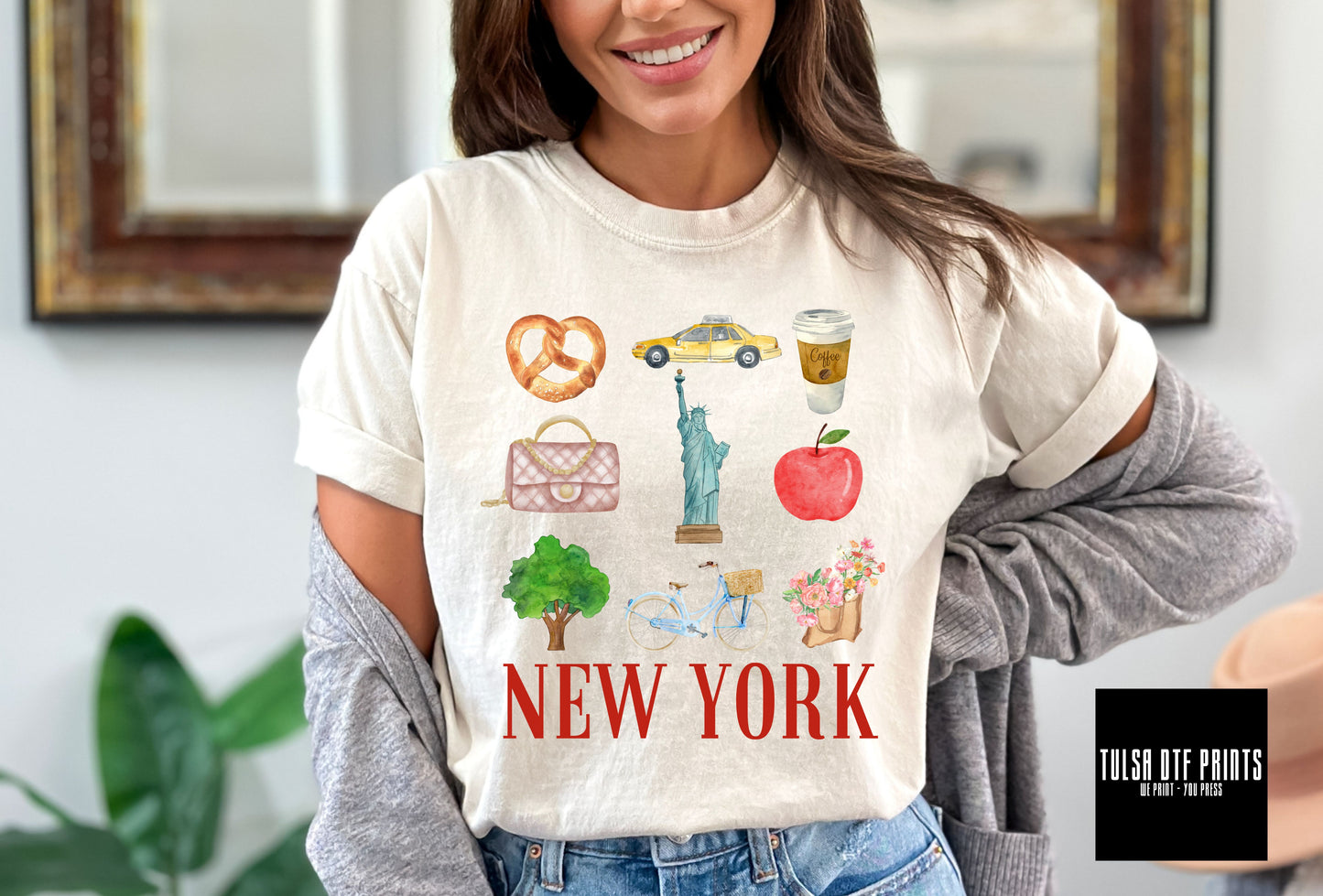 DTF NEW YORK COLLAGE TRANSFER