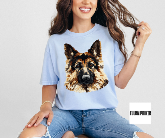 DTF LATCH HOOK YARN DOGS TRANSFER