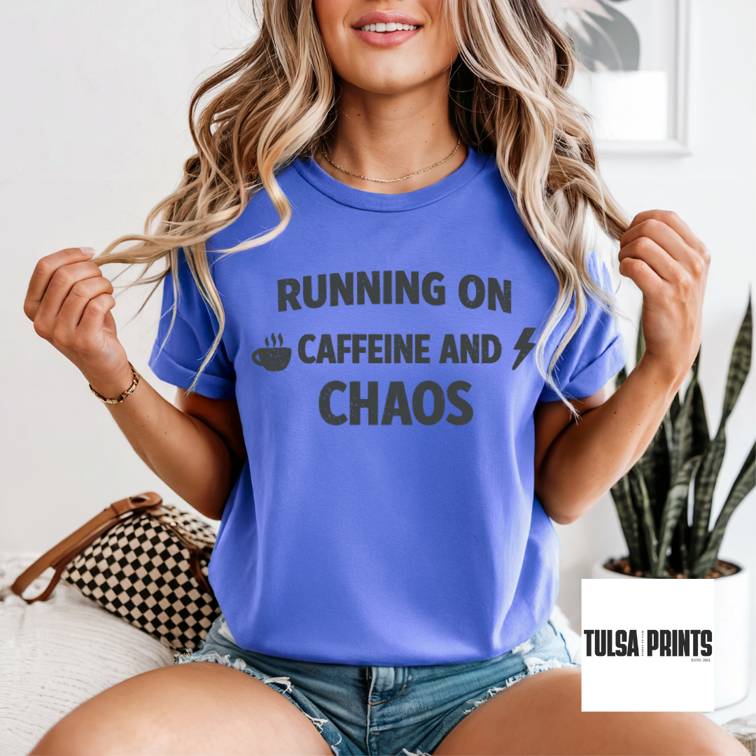 DTF RUNNING ON CAFFEINE TRANSFER