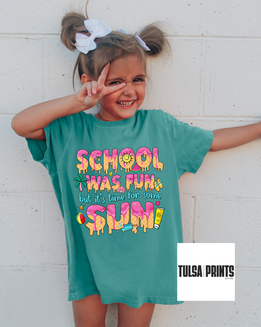 DTF SCHOOL FUN NOW SUN TRANSFER