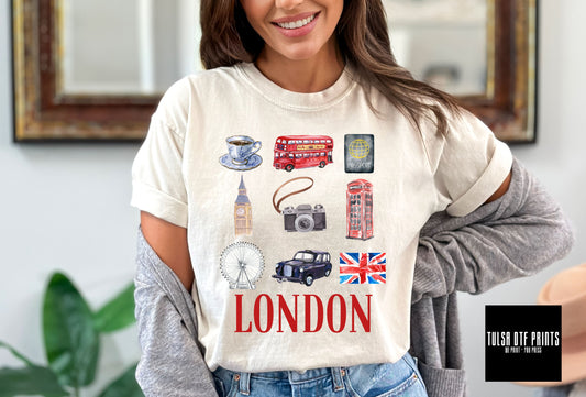 DTF LONDON COLLAGE TRANSFER
