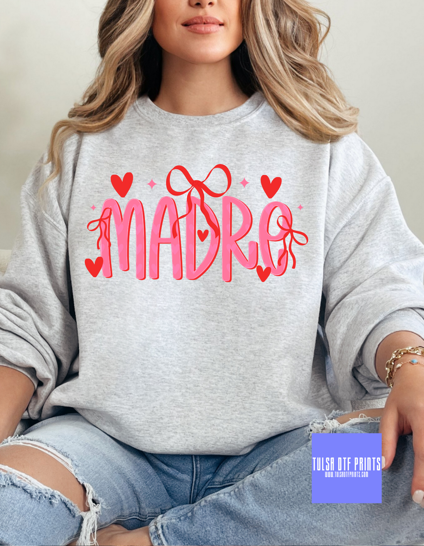 DTF LOVE KNOT LETTERING TRANSFER