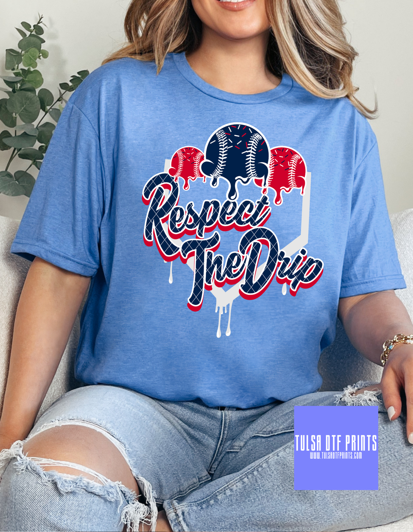 DTF RESPECT THE DRIP (MULITPLE COLORS)TRANSFER