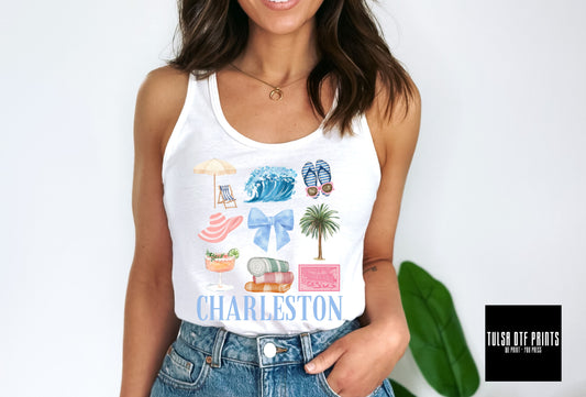 DTF CHARLESTON COLLAGE TRANSFER