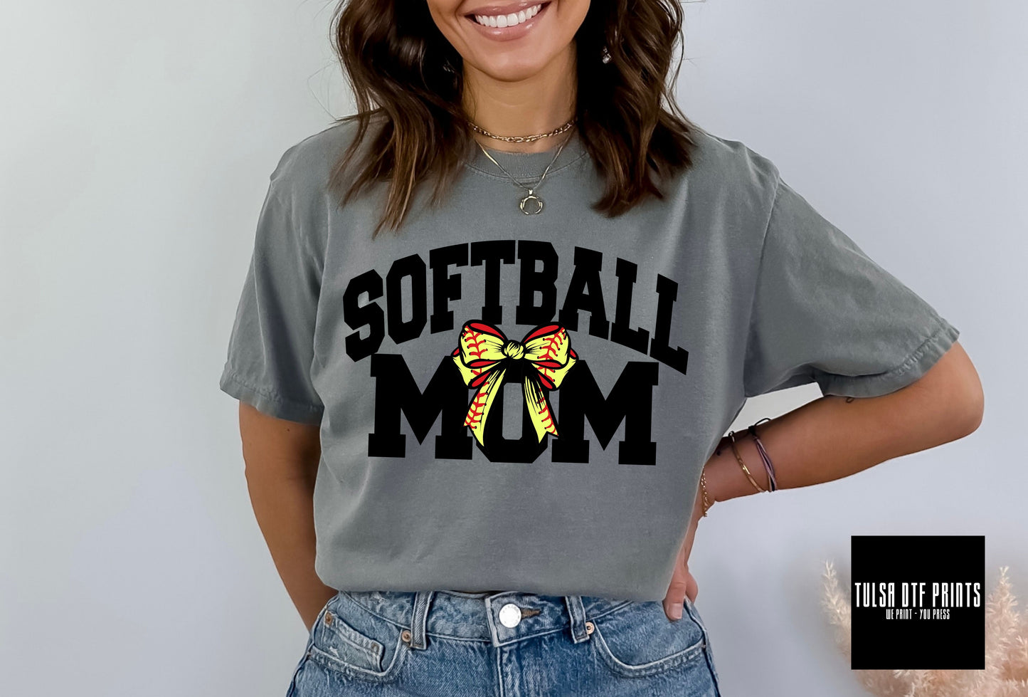 DTF SOFTBALL MOM COQUETTE TRANSFER