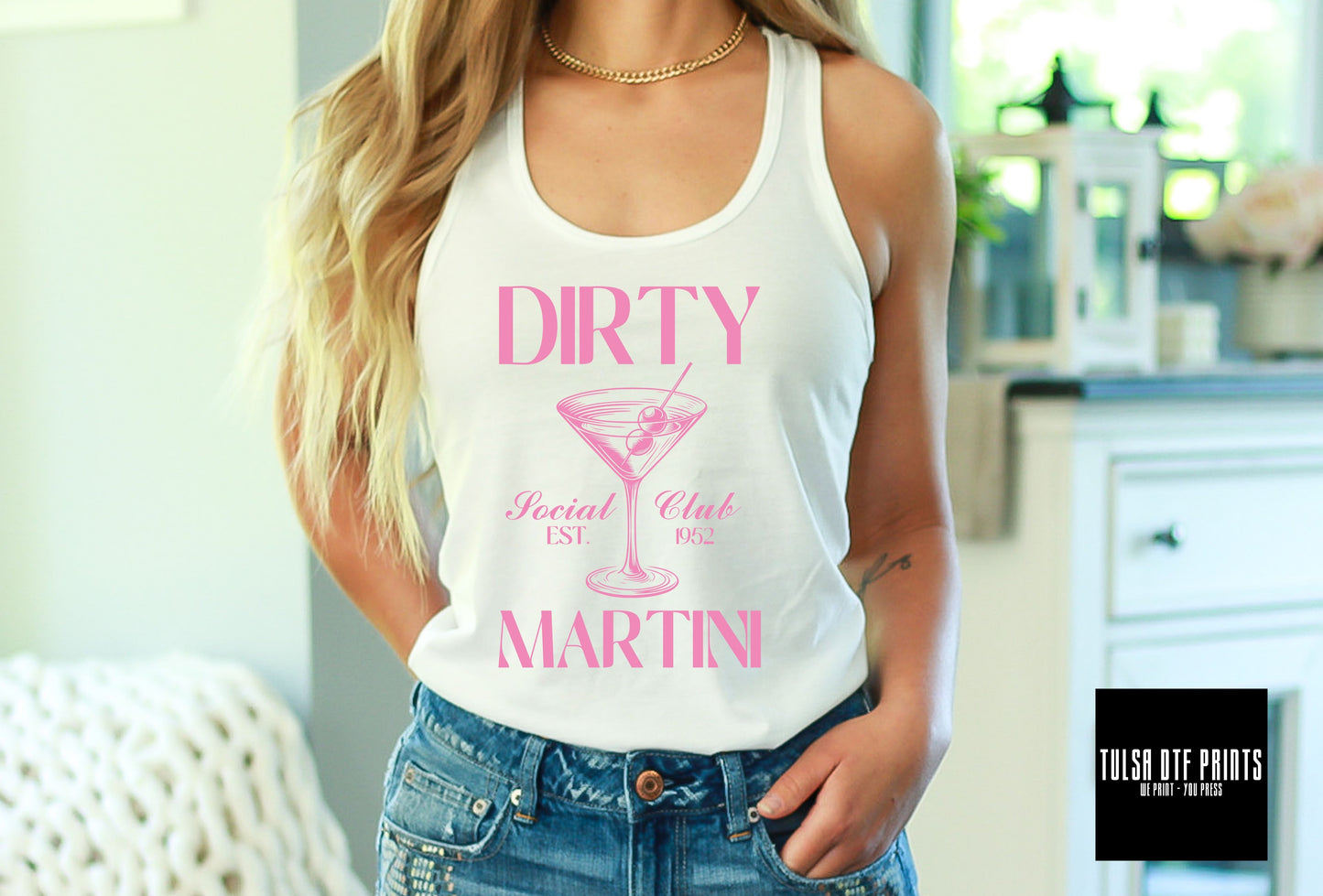 DTF RETRO DIRTY MARTINI SOCIAL CLUB TRANSFER