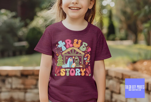 DTF TRUE STORY RETRO MULTICOLOR TRANSFER