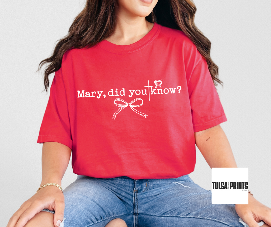 DTF MARY DID YOU KNOW TRANSFER