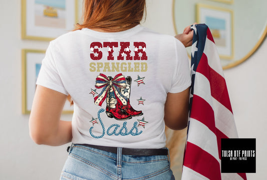 DTF STAR SPANGLED SASS TRANSFER