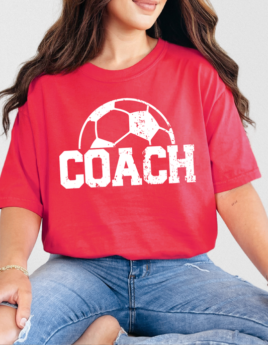 DTF SOCCER COACH DISTRESSED TRANSFER