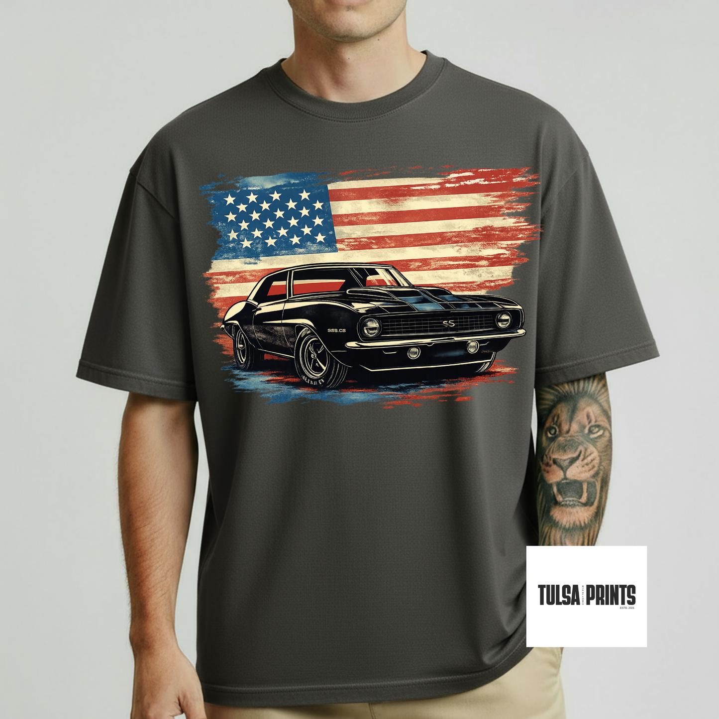 DTF RETRO CLASSIC CAR TRANSFER