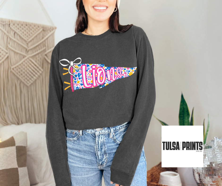 DTF FLORAL SPIRIT PENNANT TRANSFER