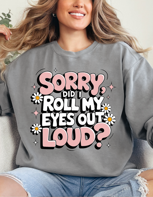 DTF ROLL MY EYES TRANSFER