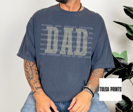 DTF DAD, HUSBAND, HERO TRANSFER