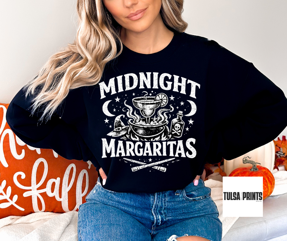 DTF MIDNIGHT MARGARITAS DISTRESSED TRANSFER