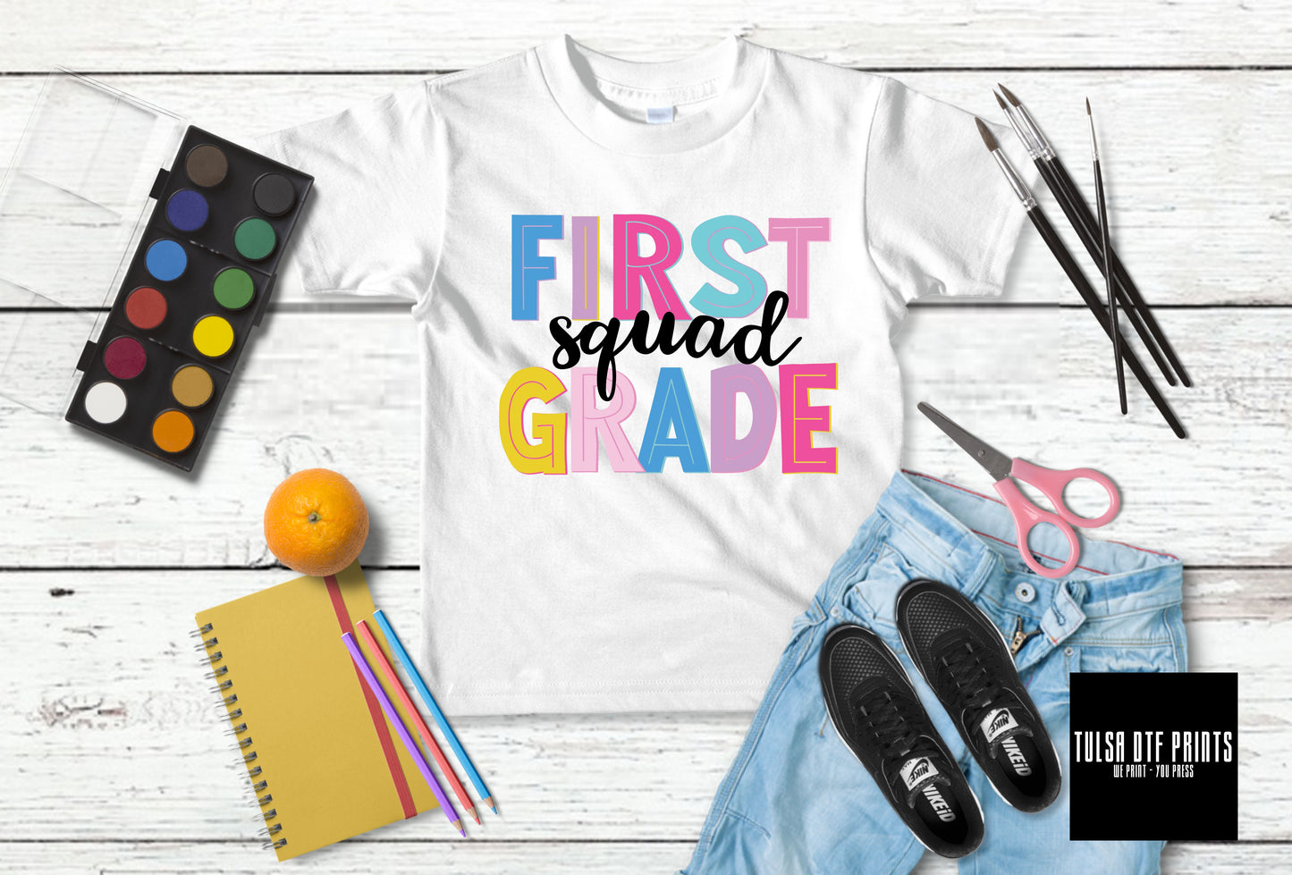 DTF BACK TO SCHOOL SQUAD (PRE-K TO SIXTH GRADE AVAIL.) TRANSFER