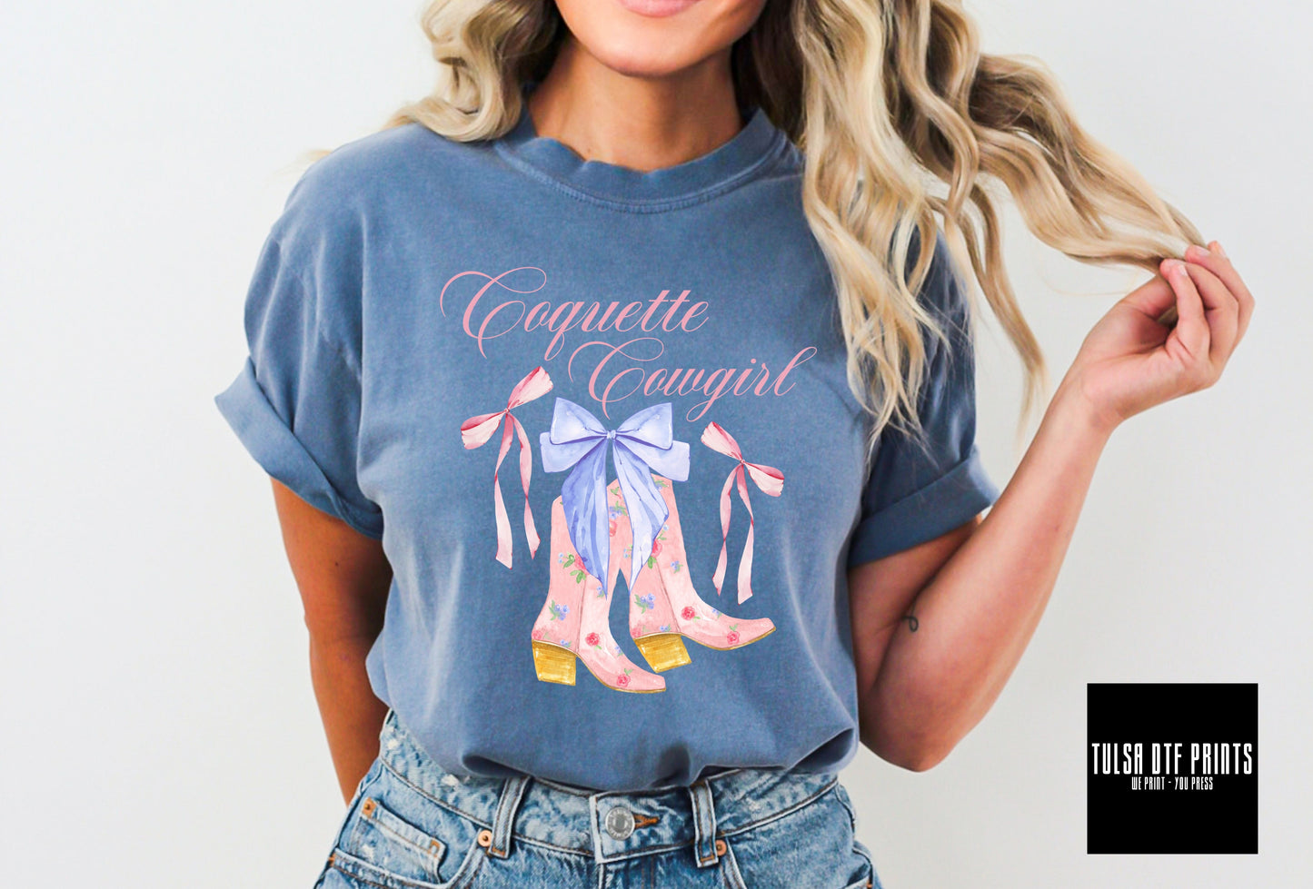 DTF COQUETTE COWGIRL TRANSFER